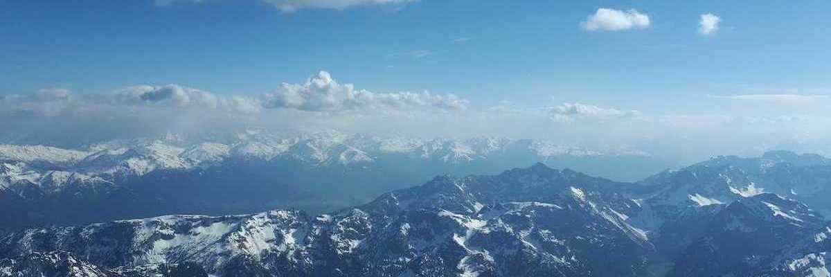 Flugwegposition um 14:56:46: Aufgenommen in der Nähe von Gemeinde Eben am Achensee, Österreich in 3162 Meter